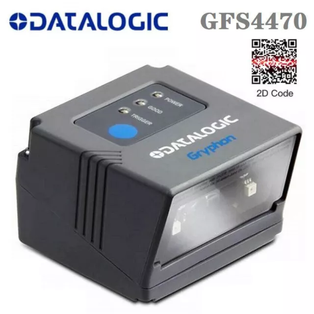 Neu Datalogic Gryphon GFS4470 USB Desktop Fixed Mount 2D Barcode Scanner Imager