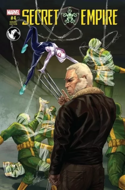 SECRET EMPIRE #4 NM 2017 Ashley Witter Unknown Comics Variant MARVEL