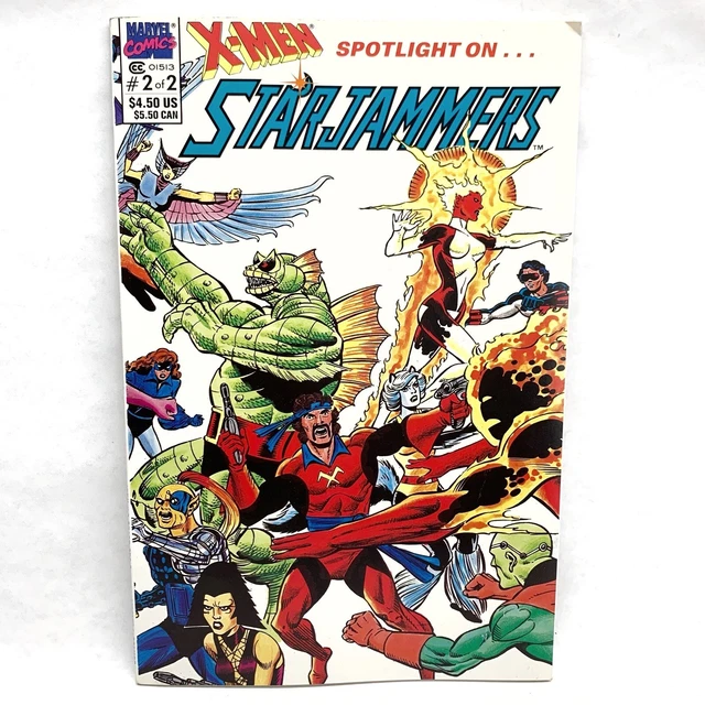 Marvel Comics X-Men Spotlight on Starjammers Book #2 of 2 1990 Vintage