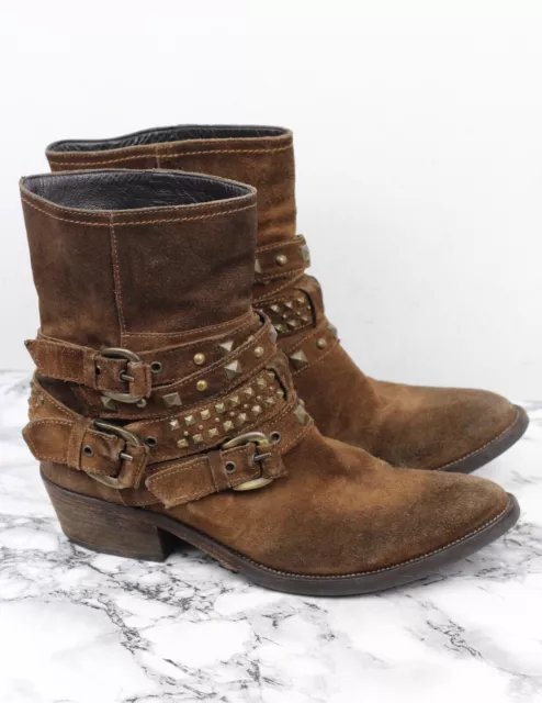 Russell and bromley studded boots sale