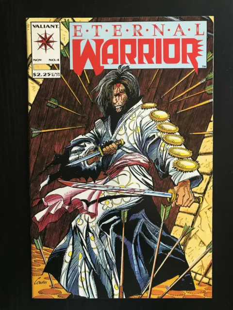 Eternal Warrior #4 1992 first printing Valiant Comic Book 1st Bloodshot