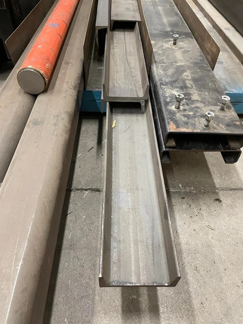 U Channel Steel 5"x2" & 3"x1-1/2 - 1/4 Thick Various lengths fabrication welding