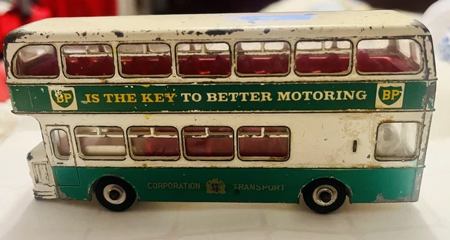Dinky Toys Atlantean City Double Decker Bus 'BP ' - Dinky Toys Atlantean Bus