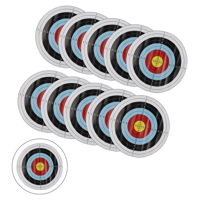 Target Archery Paper Targets Paper Face 40x40cm Bow Practice Brand new