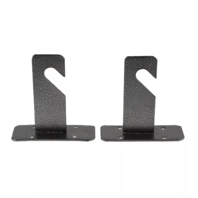 2 Pieces Single Roller Wall Ceiling Mount Background Frame System Brackets