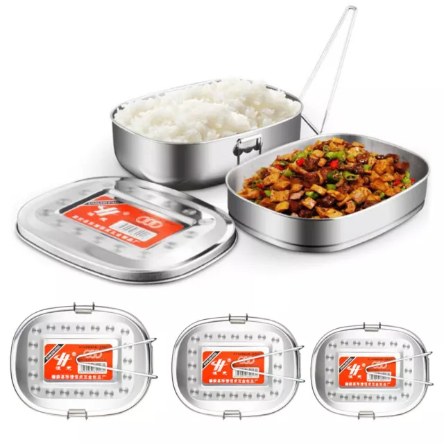 Bento Stainless Steel Food Container Sandwich Bento Lunch Box Kids