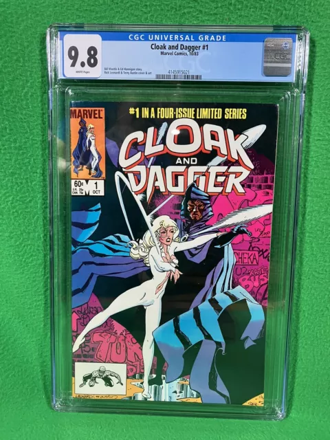 Cloak and Dagger 1 - Marvel - CGC 9.8 White - 1983 - Limited Series