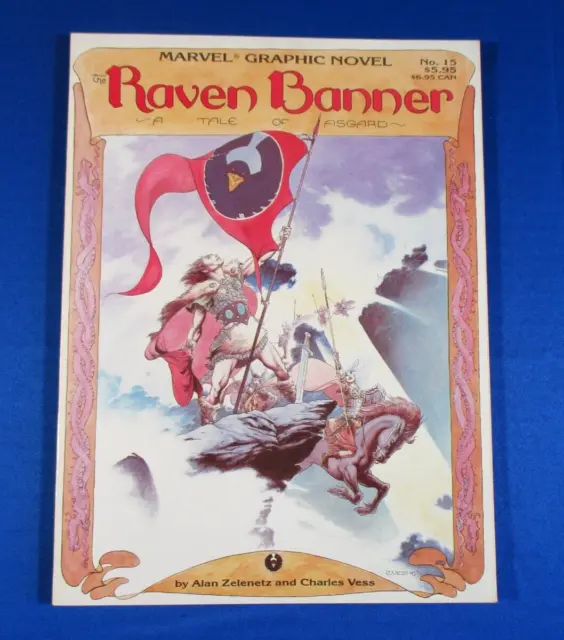 The Raven Banner A Tale of Asgard  Marvel Graphic Novel 1985 Very Good Condition