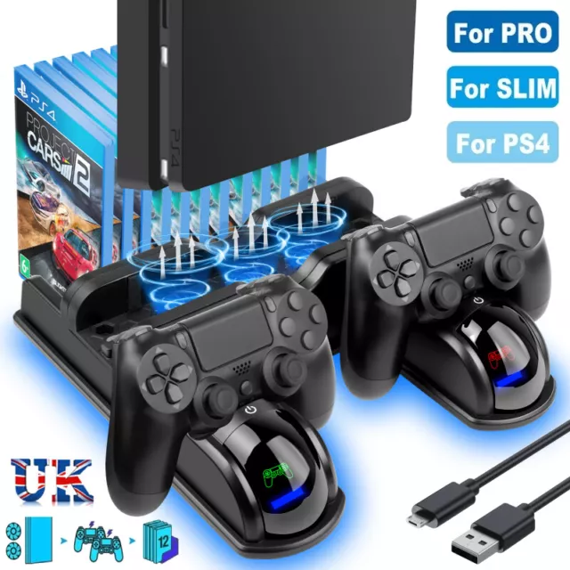 NEW MULTI TAP 4 Player Adapter + DVD Remote + Vertical Stand Large FAT PS2  #R3