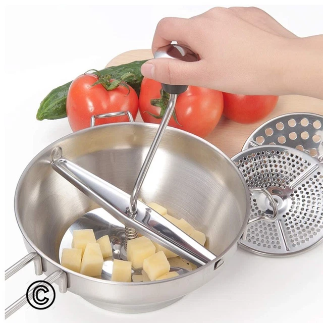 Stainless Steel Food Stirrer Food Mill Vegetables Grinding Machine  Kitchen