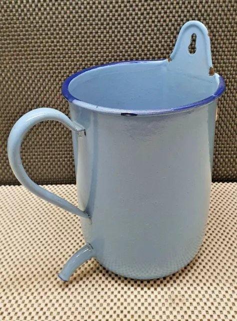 Antik Pressol Klistier Emaille -blau 2L Sammlung Oder Deko 3