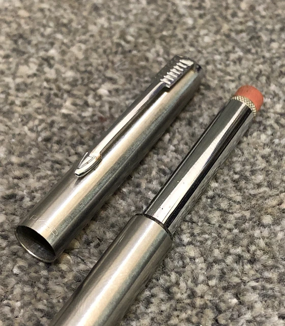 VINTAGE PARKER 45 FLIGHTER CT MECHANICAL PENCIL-MILLED BARREL-0.7mm-ENGLAND.
