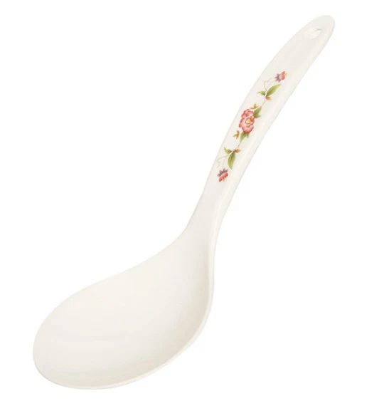 GET M-4403-TR Tea Rose 2 oz. Melamine Rice Ladle - 24/Case