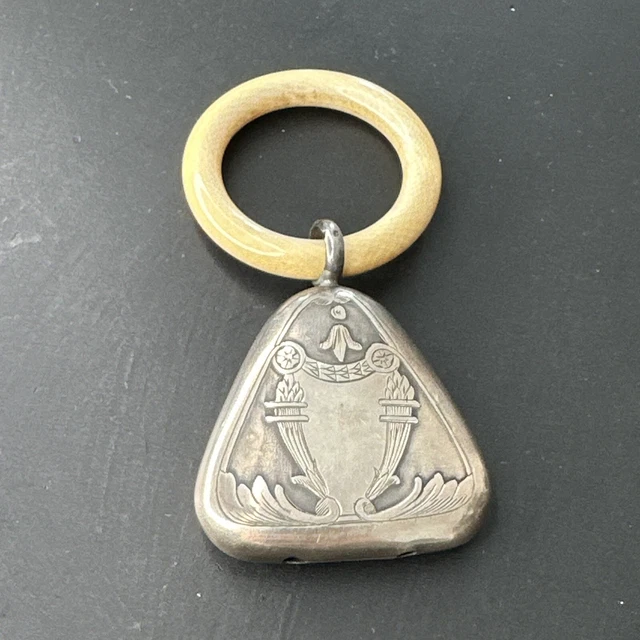 ANCIEN HOCHET BEBE Art Deco Art Nouveau En Argent Massif EUR 34,90 - PicClick FR