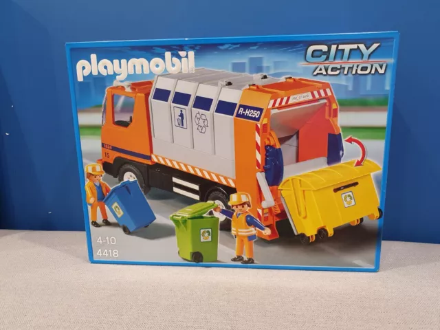 Camion poubelle PLAYMOBIL avec personnages - Contient : 40 Pièces conçu par  PLAYMOBIL sur Marketoy