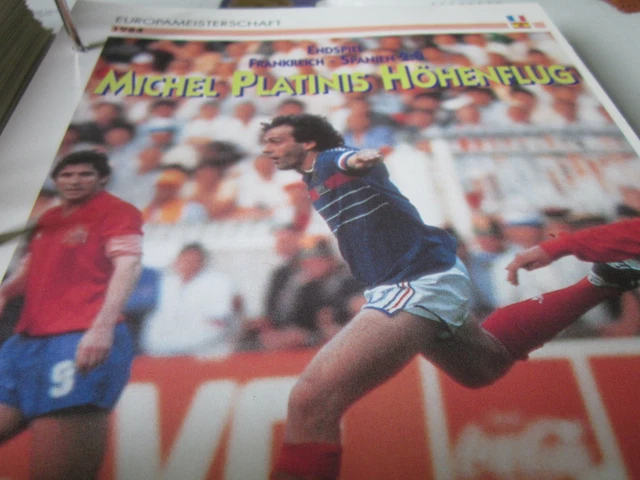 FUSSBALL 10 EUROPAMEISTERSCHAFT 1984 Endspiel Frankreich Spanien 20