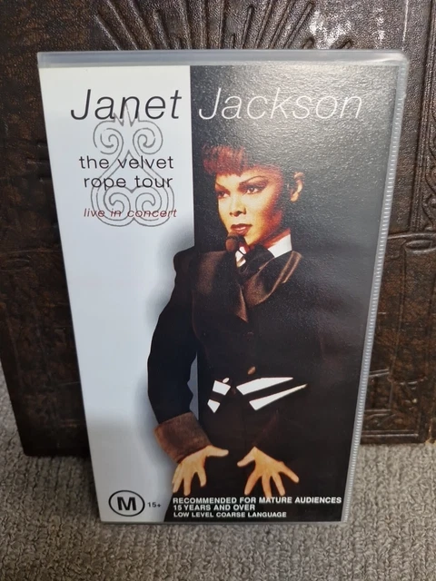 JANET JACKSON - The Velvet Rope Tour Live In Concert - VHS Video