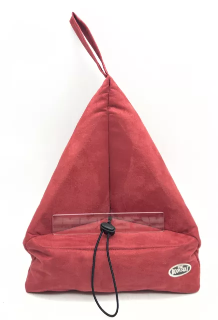 THE BOOK SEAT Red Book Ipad E-Reader Phone Tablet Holder Excellent Cond.