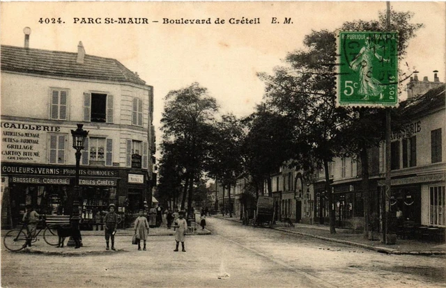CPA AK Parc St-MAUR Boulevard de CRÉTEIL (672069)