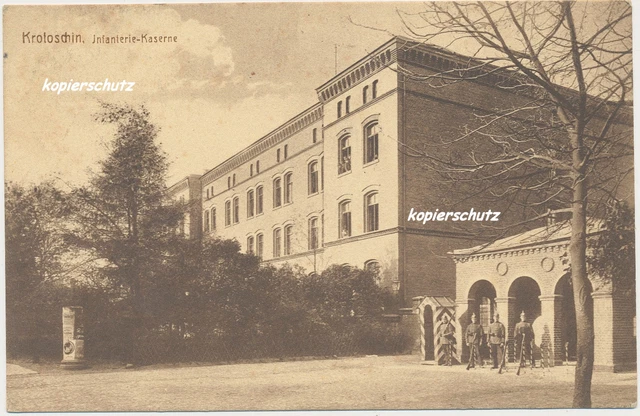 AK Polen Krotoschin-Krotoszyn-Infanterie-Kaserne-Posen-Feldpost 1.WK (242)