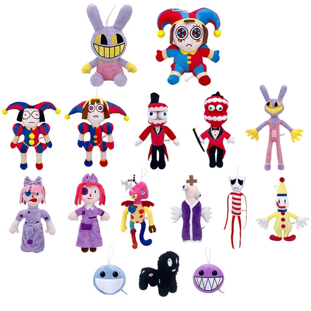 Peluche Digital Circus Peluche Pomni Et Jax - The Amazing Digital Circus - Poupée Douce Et