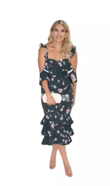 Pasduchas songbird discount ruffle midi