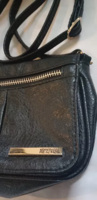 Kenneth Cole Reaction Wooster Street Flap Crossbody Black 2