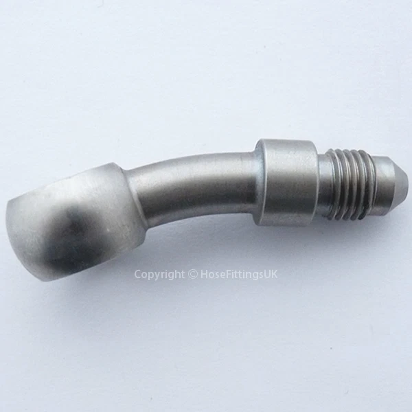 Stainless Steel 10.2mm 3/8 Eye Banjo To Double AN-3 AN3 Hose End Brake Fitting – Performance Upgrade