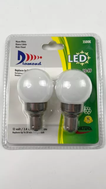 Diamond LED 3500K Warm White 12 Volt DG726151VP Valterra LED Replacement Bulb