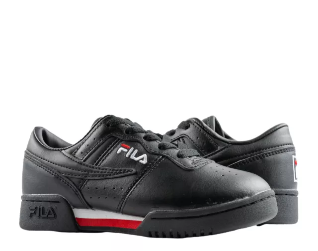 Fila Original Fitness Black/White/Red Little/Big Kids Shoes 3VF80105-970