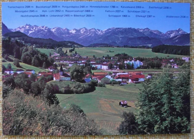 Ansichtskarte Berghofen bei Sonthofen/Allgäu  -  80erJahre (25-20)