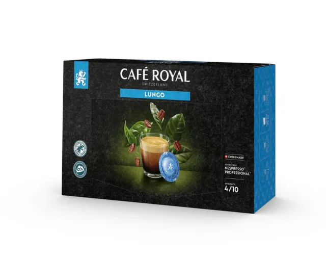 150x Café Royal Professional Pads Lungo Kompatibel mit Nespresso NEU MHD 3/25