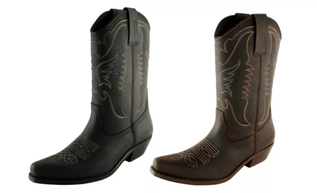 Botas Vaqueras Camperas Vaquero de Piel talla 38 39 40 41 42 43 44 45 46