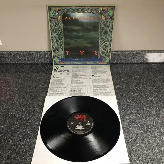 Lp Vinyl Black Sabbath Album Tyr Eirsa 1038 Uk 1. Presse 1990 Ex/Ex Super Kopie