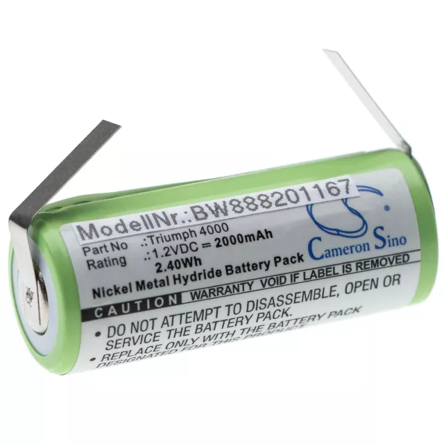 Akku wie Oral-B 3745 3762 3761 Zahnbürste 2000mAh