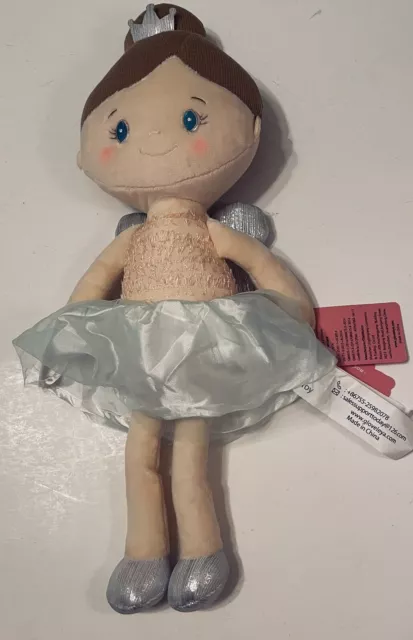 Gloveleya Toddler Toy Soft Plush 15" Girl Doll - Pink Gift Bag Angel Crown Wings