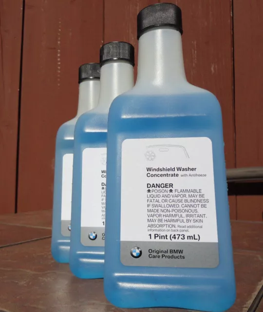 3 BOTTLES BMW Windshield Washer Concentrate with Antifreeze 83192221702  $25.46 - PicClick