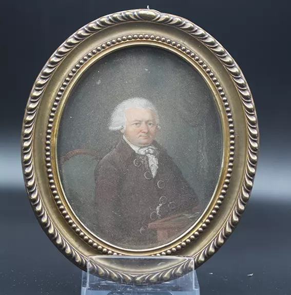 Miniatur-Portrait, ''Adriaan Jonas, Patrizier aus Amsterdam...''  um 1830