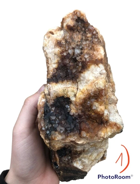 XXL Mineral 🎉 (Mineralien: Quarz, Goethit, Limonit) 