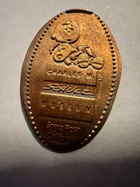 Charles M Schulz Museum Santa Rosa, CA Charlie Brown Elongated Coin Penny