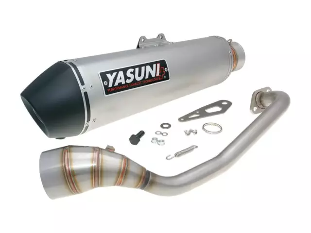 Auspuffanlage Yasuni Scooter 4 Titan Optik für Yamaha N-Max 125ccm