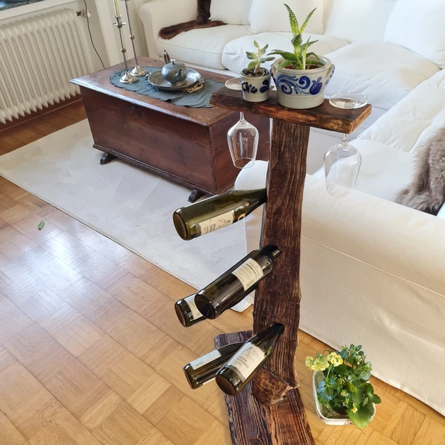 WEINREGAL FLASCHENREGAL FLASCHENSTNDER Weinstnder Holz Cactus medium, B-W  EUR 126,41 - PicClick DE