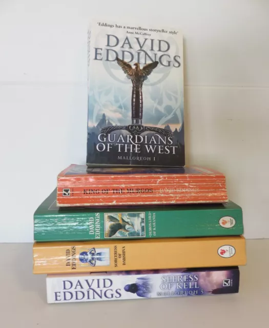 Complete Malloreon Series David Eddings Books 1 2 3 4 5 Guardians of the West et