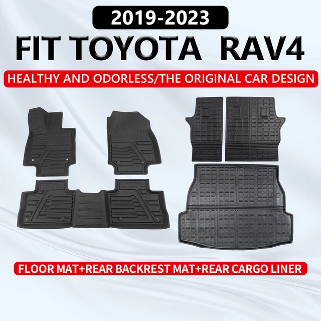 FIT 20192023 TOYOTA Rav4 Cargo Mats Floor Mats Backrest Mat Trunk