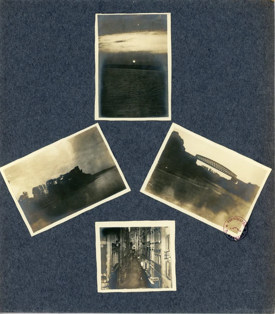 France, un pont métallique et des vues diverses à identifier  vintage silver pri