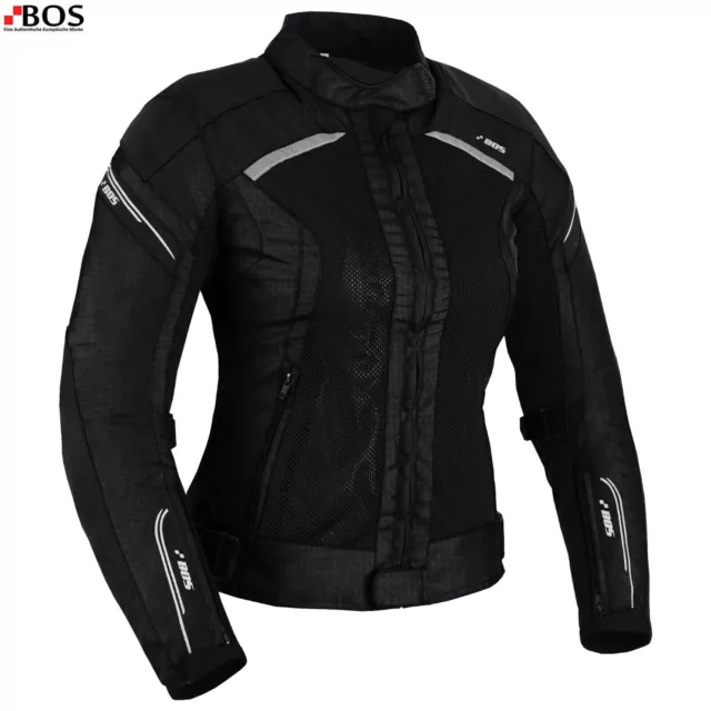 Damen Wasserdicht Motorrad Roller Jacke Damen Motorrad Sommer Jacke Schwarz Neu