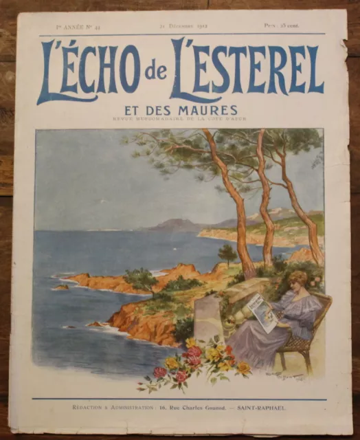 1912 - L'Echo de L'Esterel et des Maures - Côte d'Azur - Journal N°44