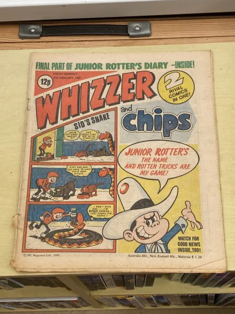 Whizzer and Chips Comic - 31st January 1981