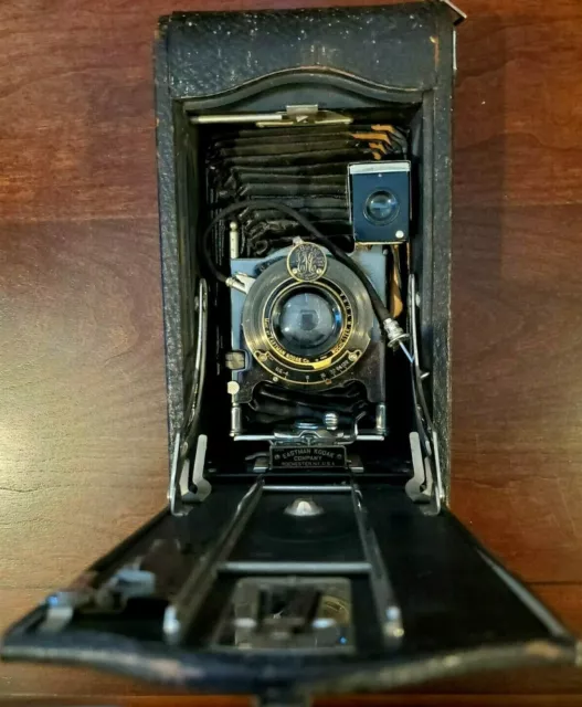 Antique Eastman Kodak Pat Pend 1913 Folding Camera Autographic Film A122