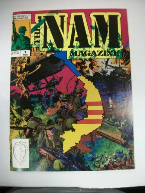Marvel THE NAM MAGAZINE #1 (1988) B&W, WAR, Doug Murray, Michael Golden